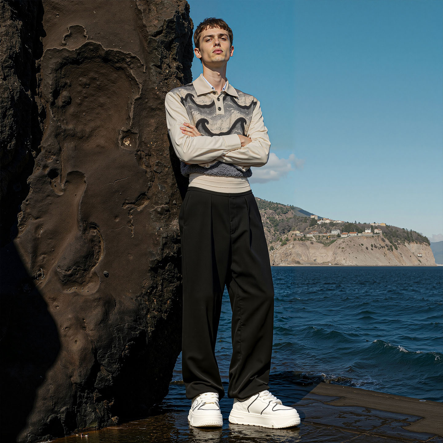 Embossed M Brand Thick Rope Laces Breathable Chunky Sneakers - Image 8