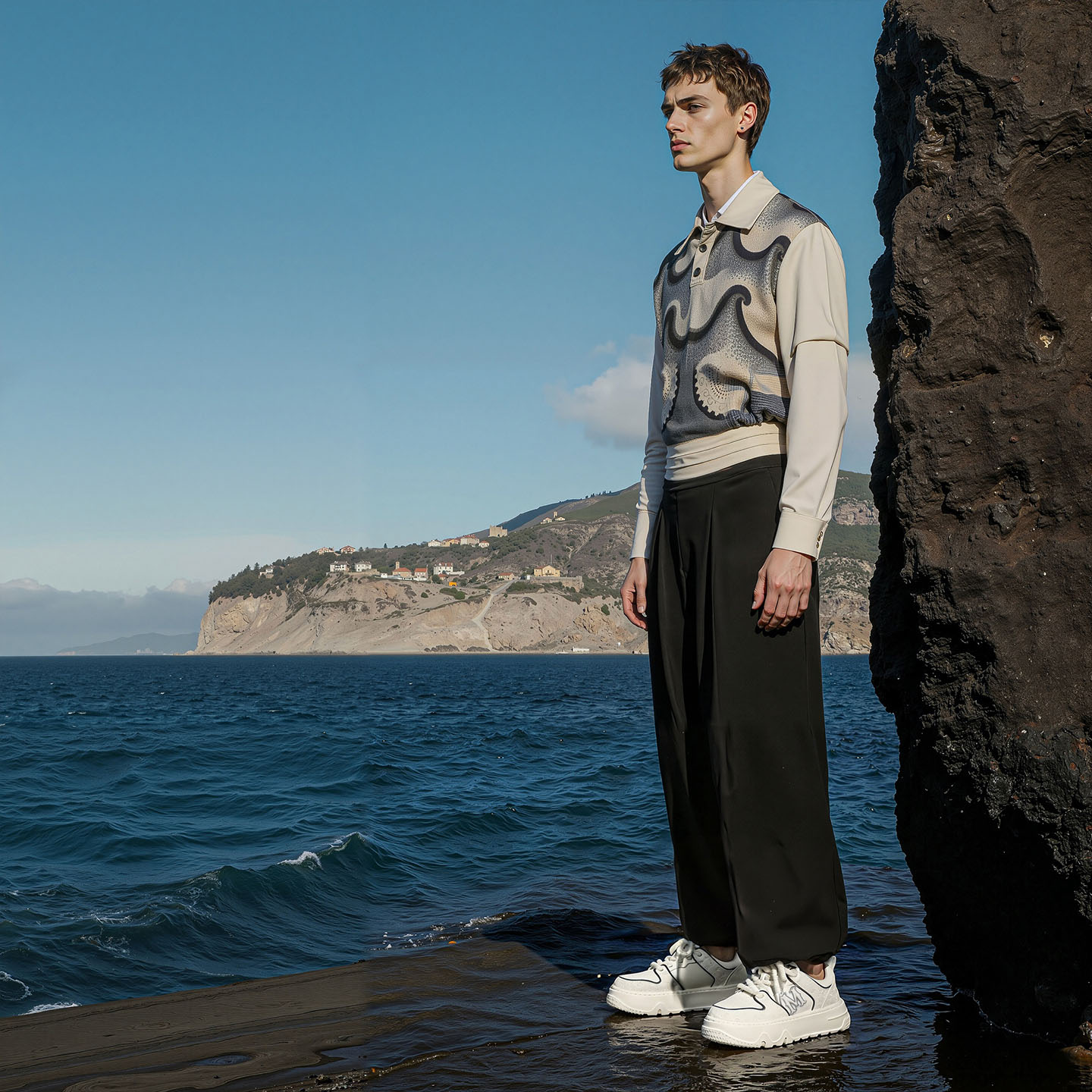 Embossed M Brand Thick Rope Laces Breathable Chunky Sneakers - Image 7