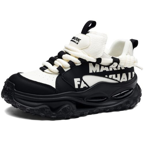 Mens Breathable Platform Slip Ins Sneakers