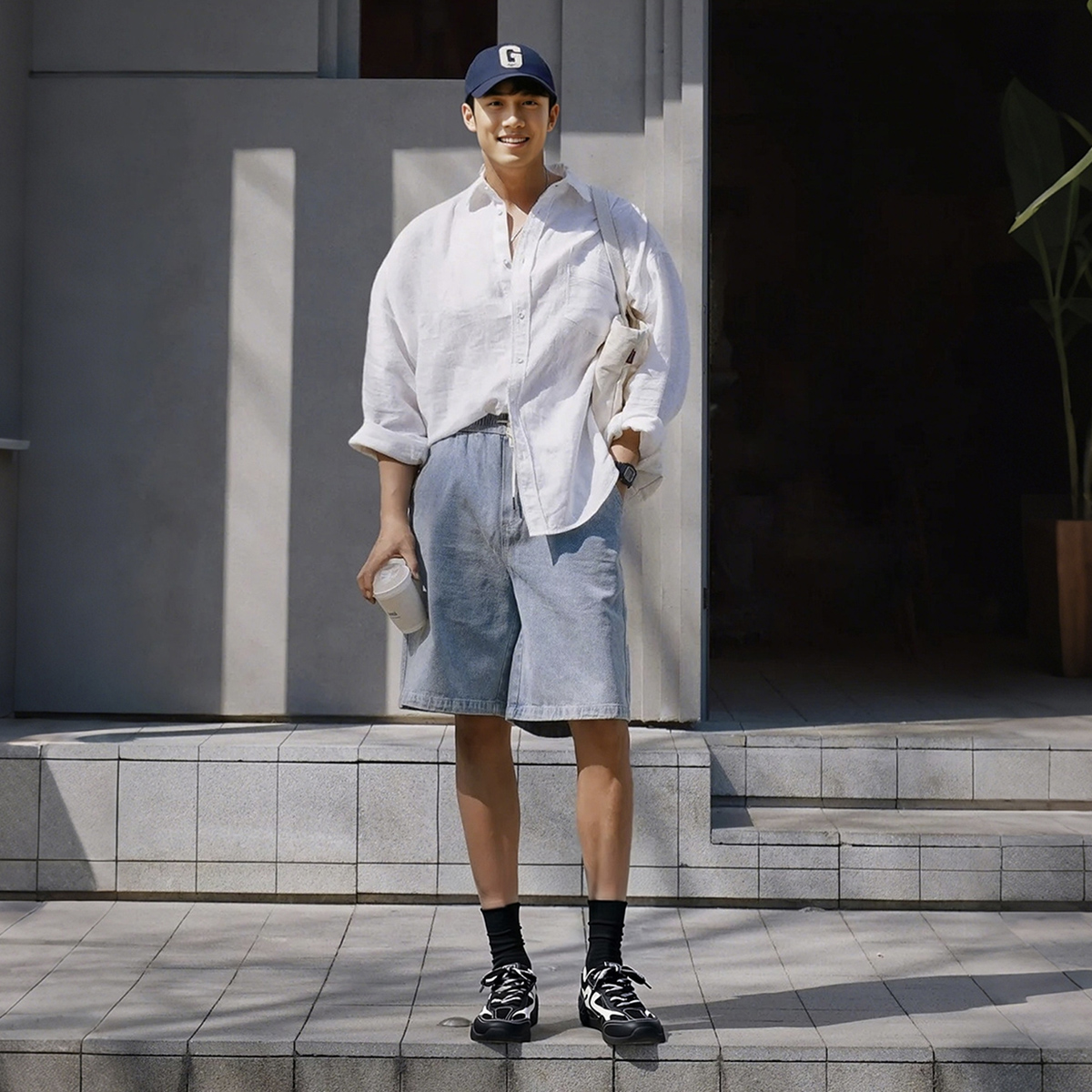 Mens Color Block Breathable Mesh German Army Trainer Sneakers - Image 4