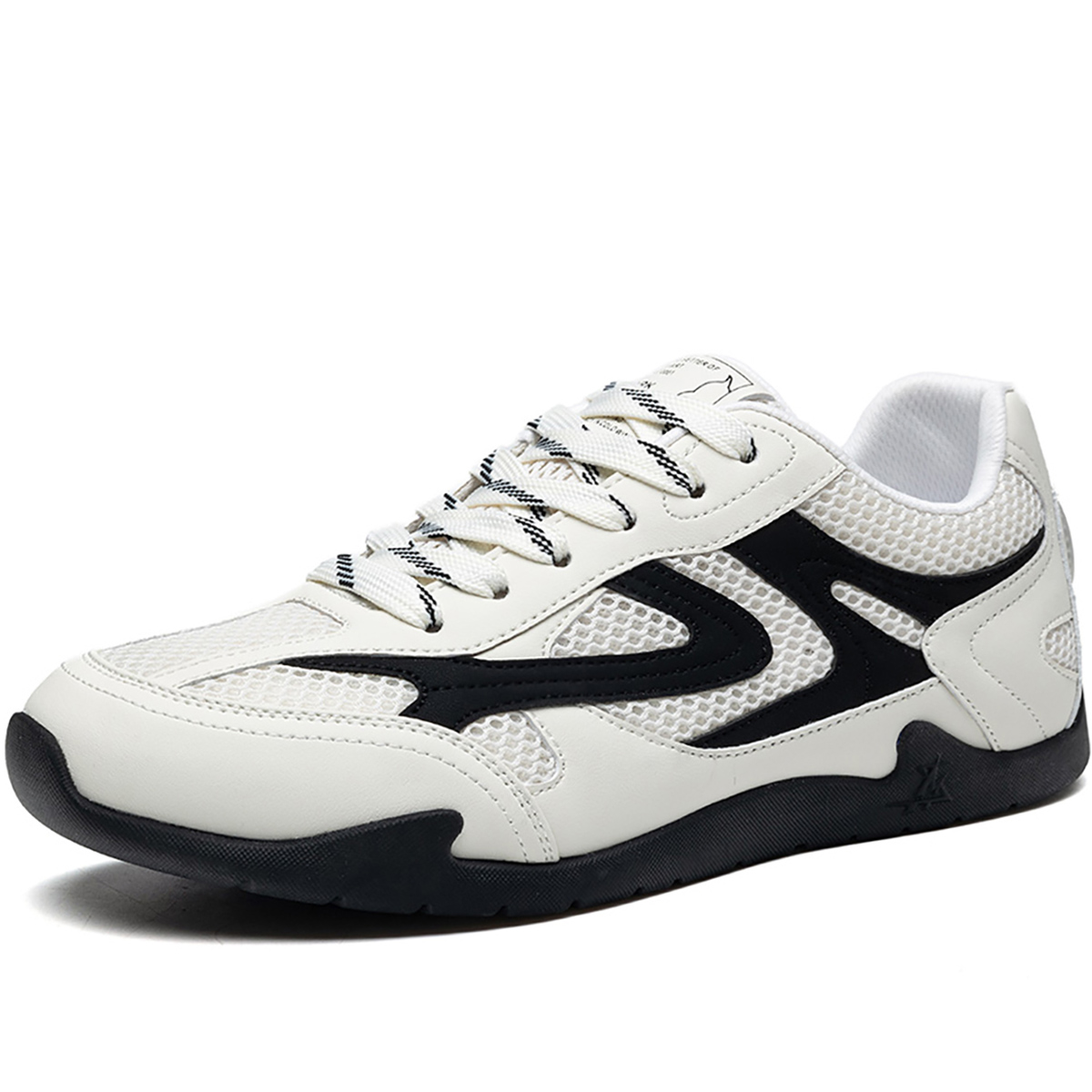 Mens Color Block Breathable Mesh German Army Trainer Sneakers