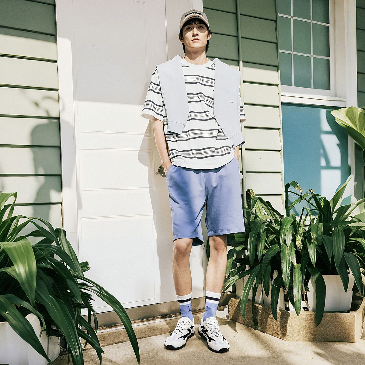 Mens Color Block Breathable Mesh German Army Trainer Sneakers - Image 5