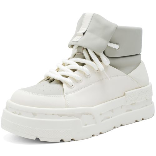 Mens High Top LT Skate Shoes with Non Slip Chunky Sole