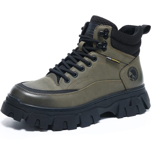 Mens Non Slip Thick Sole Work Boots