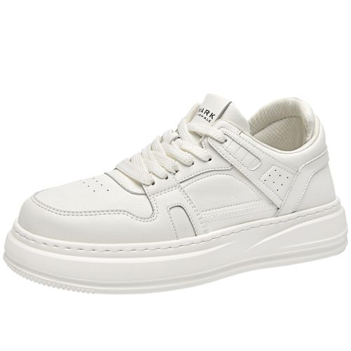 Mens Paneled Breathable Skate Shoes with Padded Heel Collar