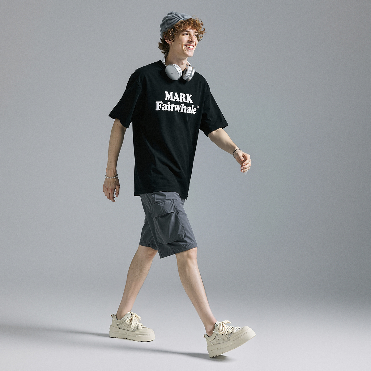 Mens Thick Shoelaces Spliced Denim Platform Sneakers - Image 10