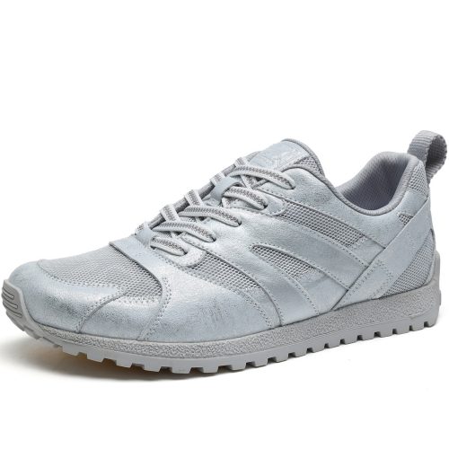Mens Thin Sole Mesh and Nubuck Blocking German Army Sneakers
