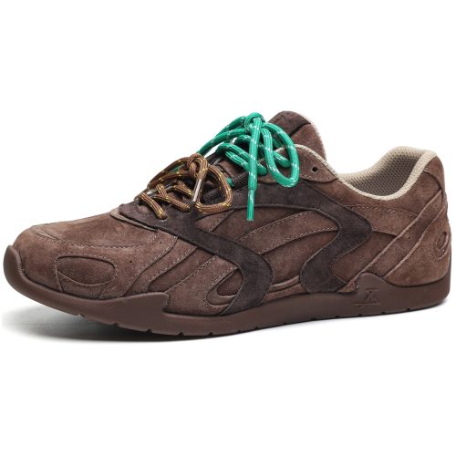 Mens Two Tone Shoelaces Suede German Army Trainers