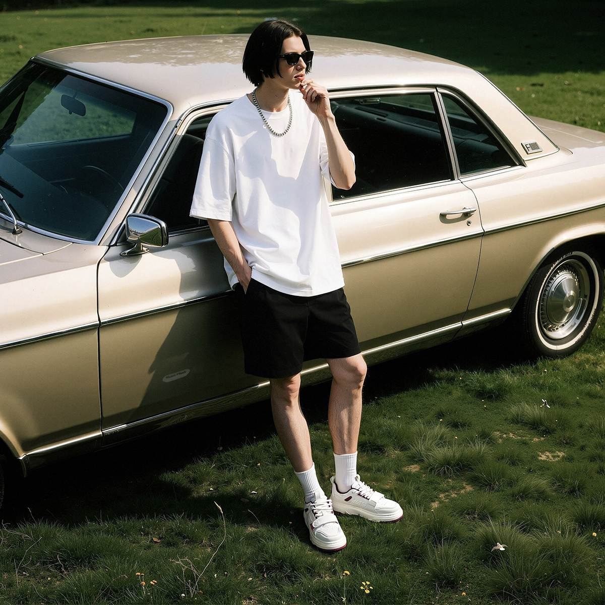 Mens Velcro Colorblock Perforated Platform Skate Shoes - Image 6