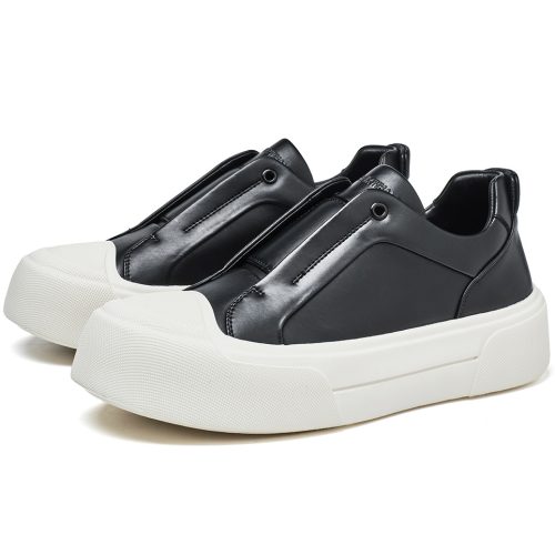 Alternative view of Mens Waterproof Strapless Thick Soled Leather Shoes