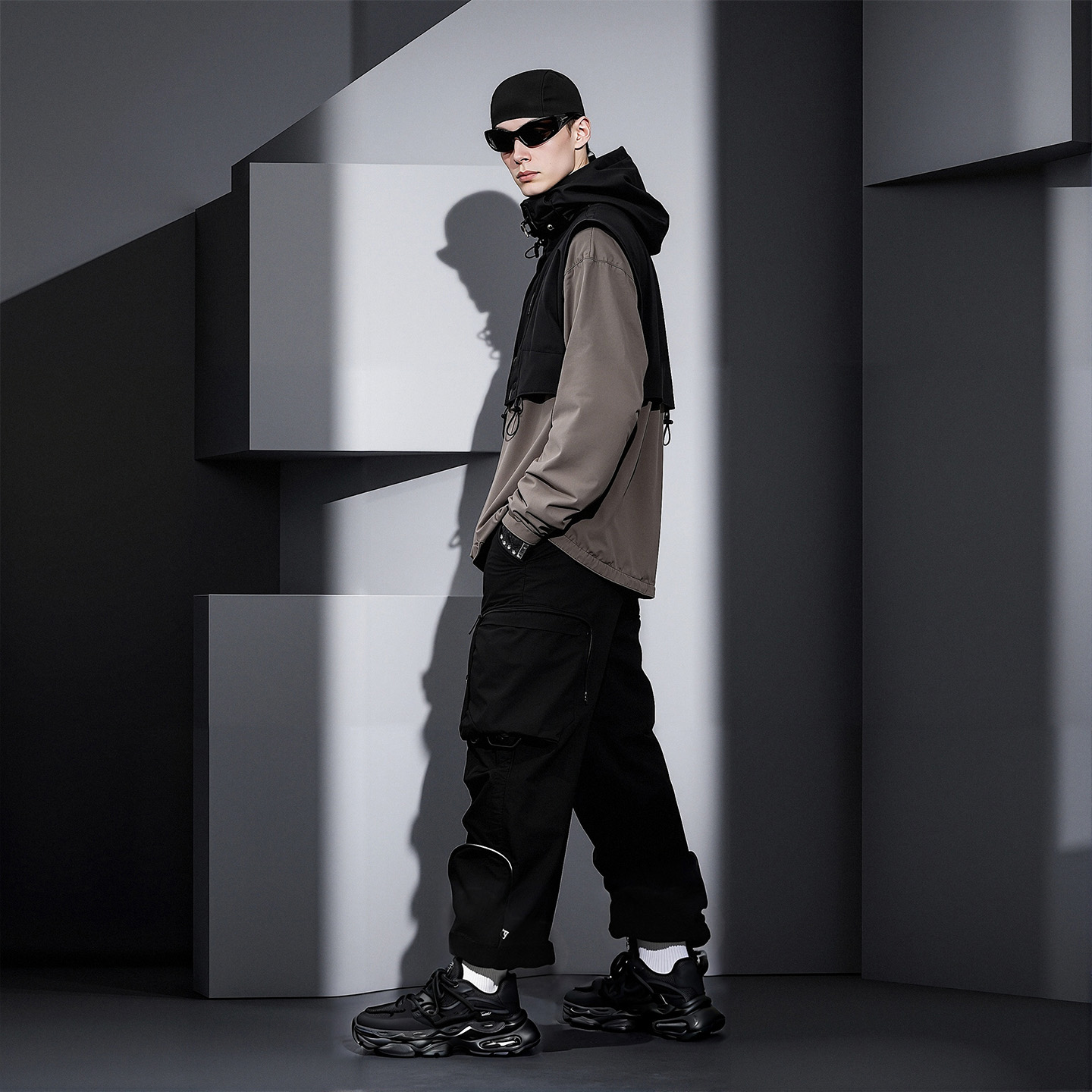 Thick Laces Mesh Chunky Sneakers with Air Cushion - Image 6