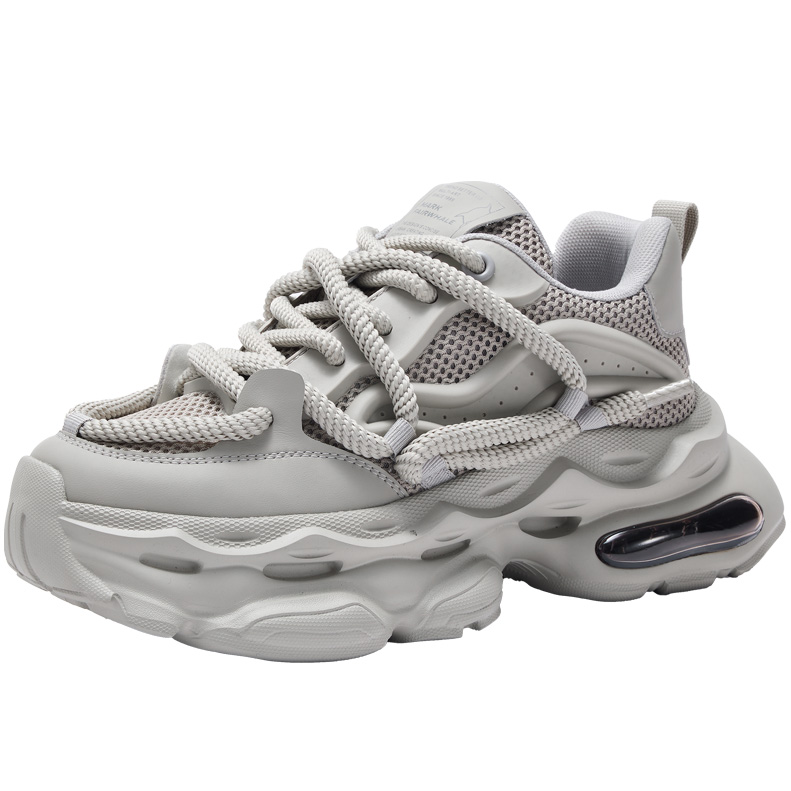 Thick Laces Mesh Chunky Sneakers with Air Cushion - Image 2