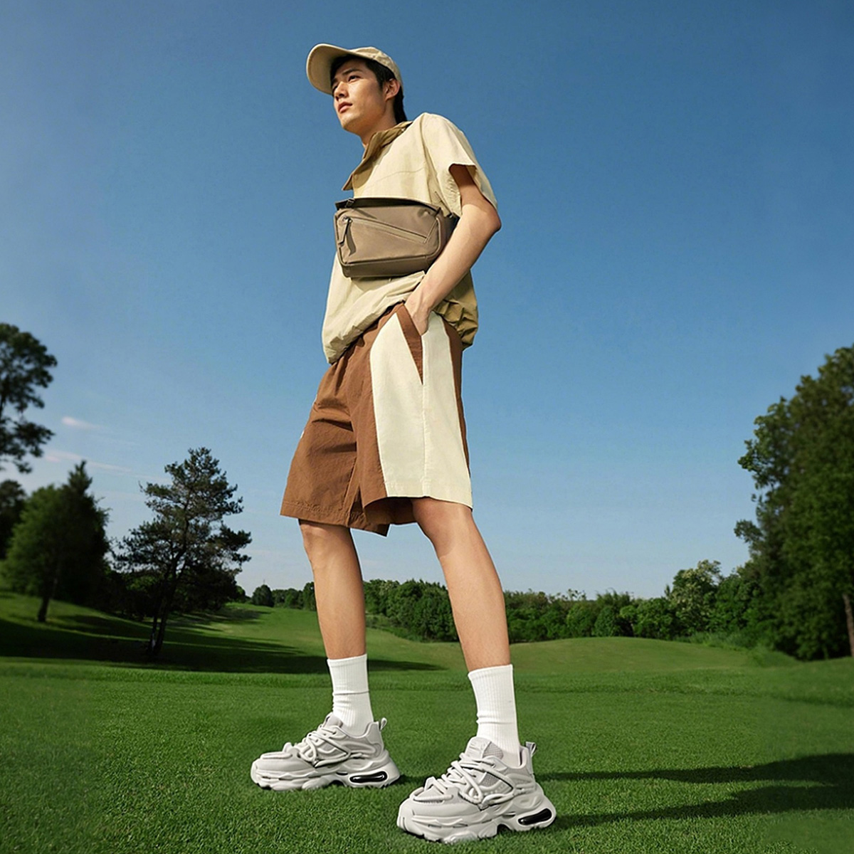 Thick Laces Mesh Chunky Sneakers with Air Cushion - Image 5