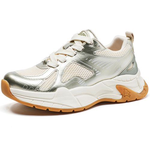 Breathable Mesh Chunky Non Slip Wave Sole Dad Sneakers