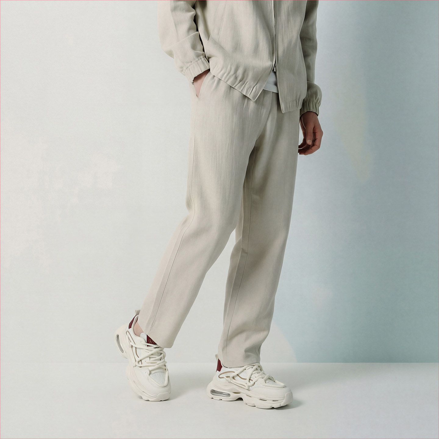 Mens Chunky Platform Dad Shoes with Air Cushioned Soles and Dual Lace Design - Image 10