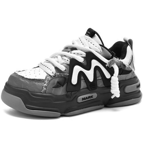 Mens Dual laces Skate Shoes with Devil M Logo