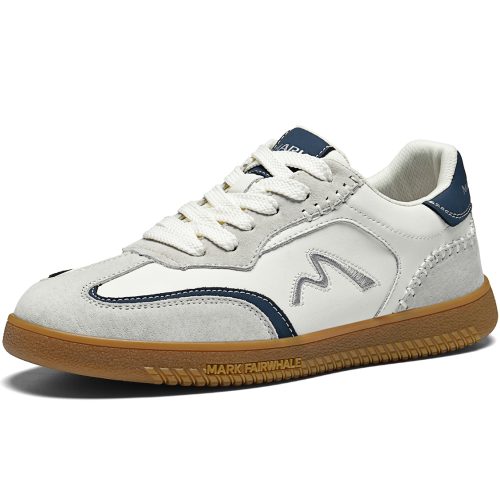 Mens M Embroidered T Toe Gum Bottom German Army Trainer Sneakers