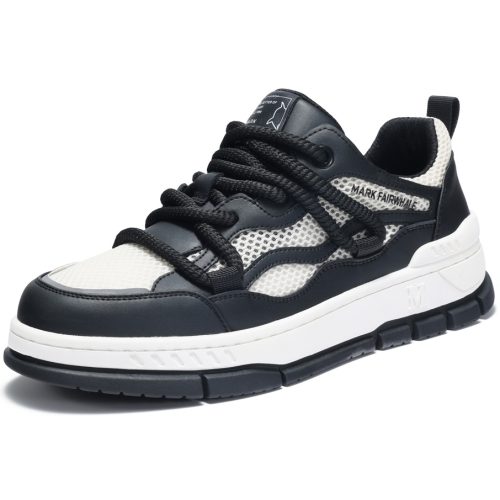 Mesh Breathable Casual Sneakers with Chunky Anti Slip Sole Rope Lacing