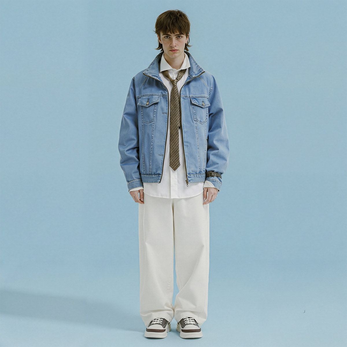 Mens Vintage Casual Sneakers Featuring Distressed Crackle Finish - Image 10